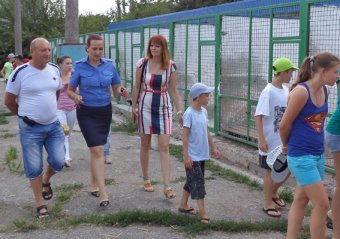 Воспитанники детского дома «Жемчужинка» побывали в гостях у милицейских кинологов