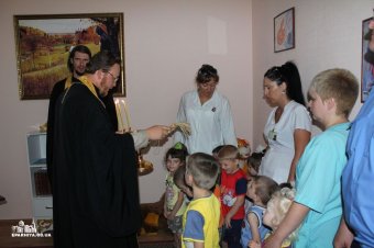 В детском доме «Солнышко» освятили икону