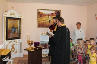 В детском доме «Солнышко» освятили икону