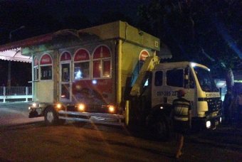 На привокзальной площади наводят порядок