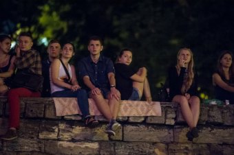 На Потемкинской показывали «Шантаж» Хичкока