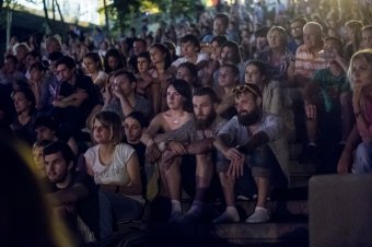На Потемкинской показывали «Шантаж» Хичкока