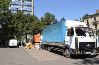 Детям Донбасса отправлена гуманитарная помощь из Одессы 