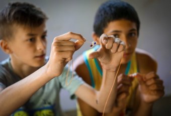 Волонтеры организовали спортивно-развлекательный праздник для детей из санатория «Ласточка»
