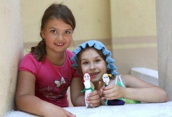 Волонтеры организовали спортивно-развлекательный праздник для детей из санатория «Ласточка»