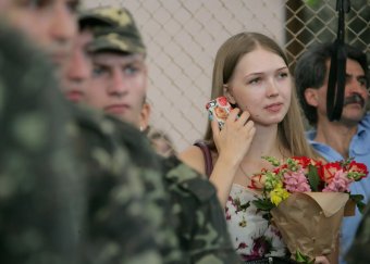 Курсанты принимают присягу 