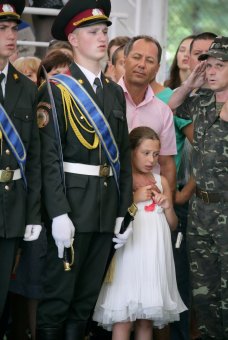 Курсанты принимают присягу 