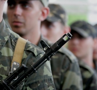 Курсанты принимают присягу 