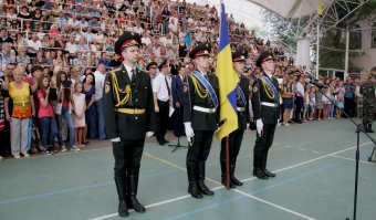 Курсанты принимают присягу 