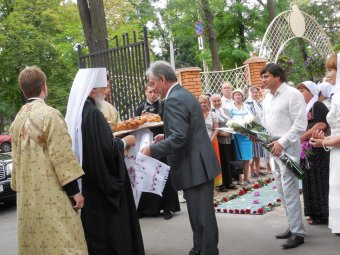 Митрополит Агафангел освятил храм на территории горбольницы № 3 (фото)