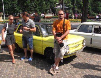 46 ретро-автомобилей «Запорожец» прогулялись по Одессе (фото)