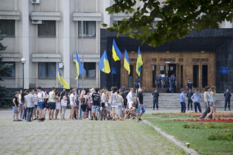 Одесская ОГА подвергается плановому пикетированию (фото)