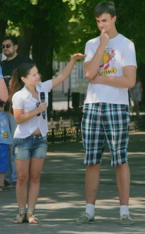 Высокие люди собрались в Одессе (фото)