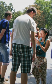 Высокие люди собрались в Одессе (фото)