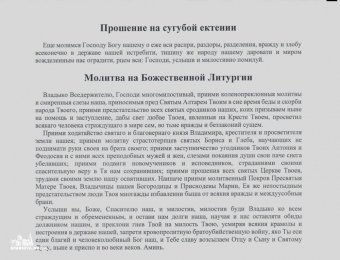 Митрополит Агафангел благословил особо молиться и поститься о мире