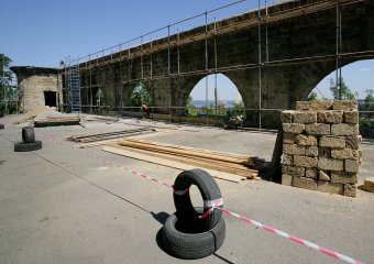 В парке Шевченко реставрируют бывший городской карантин