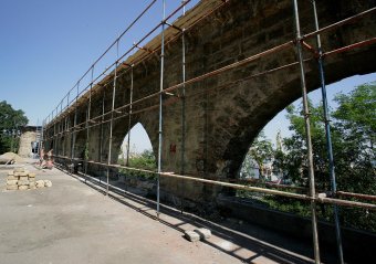 В парке Шевченко реставрируют бывший городской карантин