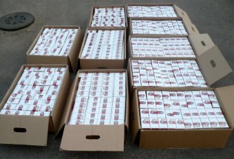 Работниками Южной таможни Миндоходов и пограничниками выявлено 15 тысяч пачек сигарет