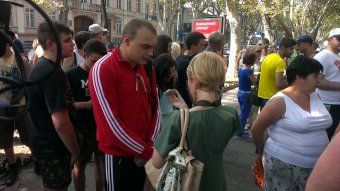 Митинг под зданием облУВД: Требуют отставки Катеринчука