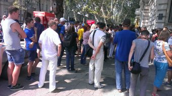 Митинг под зданием облУВД: Требуют отставки Катеринчука