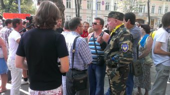 Митинг под зданием облУВД: Требуют отставки Катеринчука