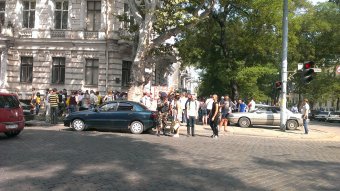 Митинг под зданием облУВД: Требуют отставки Катеринчука