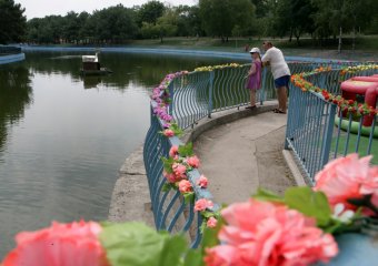 Благоустройство парка Победы завершится ко Дню города (фото)
