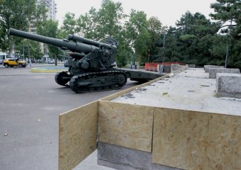 Благоустройство парка Победы завершится ко Дню города (фото)