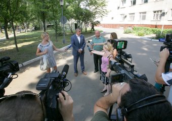 Визит и.о. начальника Главного управления Миндоходов в Одесской области Игоря Сингаевского в 411 военный госпиталь