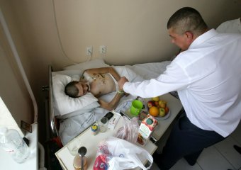 Визит и.о. начальника Главного управления Миндоходов в Одесской области Игоря Сингаевского в 411 военный госпиталь