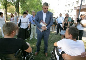 Визит и.о. начальника Главного управления Миндоходов в Одесской области Игоря Сингаевского в 411 военный госпиталь
