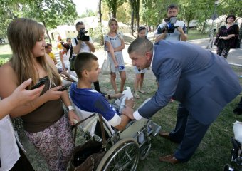 Визит и.о. начальника Главного управления Миндоходов в Одесской области Игоря Сингаевского в 411 военный госпиталь