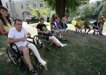 Визит и.о. начальника Главного управления Миндоходов в Одесской области Игоря Сингаевского в 411 военный госпиталь