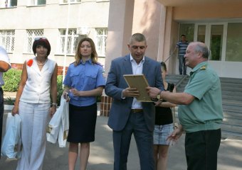 Визит и.о. начальника Главного управления Миндоходов в Одесской области Игоря Сингаевского в 411 военный госпиталь