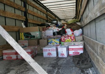 Одесситы отправили гуманитарную помощь жителям Востока