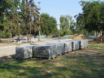 Реконструкция в Парке Победы идёт полным ходом