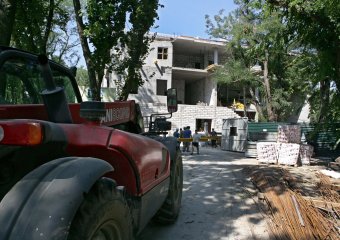 Работы по строительству электроподстанции "Маразлиевская" идут полным ходом (фото)