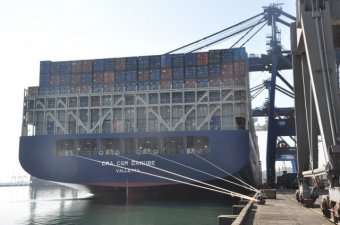 В Одесский порт впервые зашел контейнеровозов вместимостью 9400 ТЕU