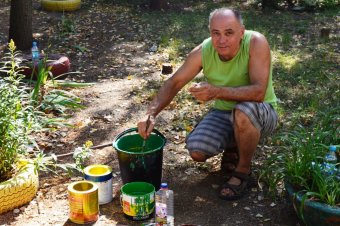 Субботник в Одесской спец.школе-интернате №93