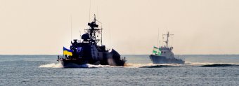 В акватории Одессы военные корабли (фото)