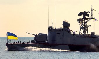 В акватории Одессы военные корабли (фото)