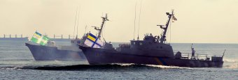В акватории Одессы военные корабли (фото)