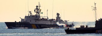 В акватории Одессы военные корабли (фото)