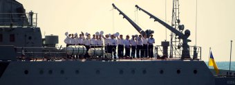 В акватории Одессы военные корабли (фото)