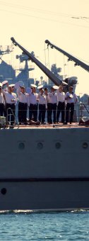 В акватории Одессы военные корабли (фото)