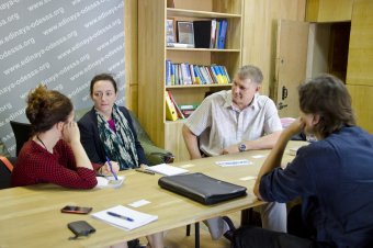 Представители ОБСЕ встретились с председателем общественной организации "Единая Одесса"