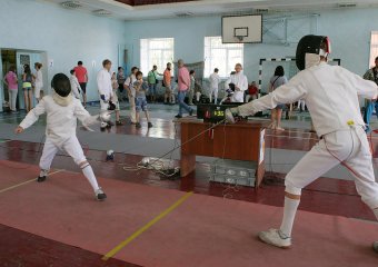 В Одессе проходят соревнования по фехтованию (фото)