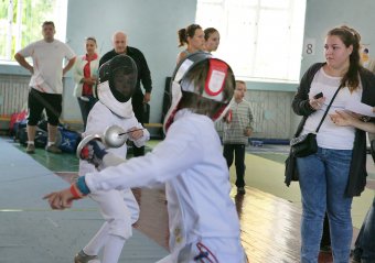 В Одессе проходят соревнования по фехтованию (фото)