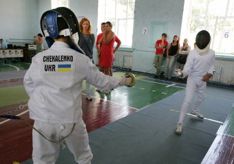 В Одессе проходят соревнования по фехтованию (фото)