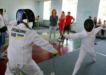 В Одессе проходят соревнования по фехтованию (фото)